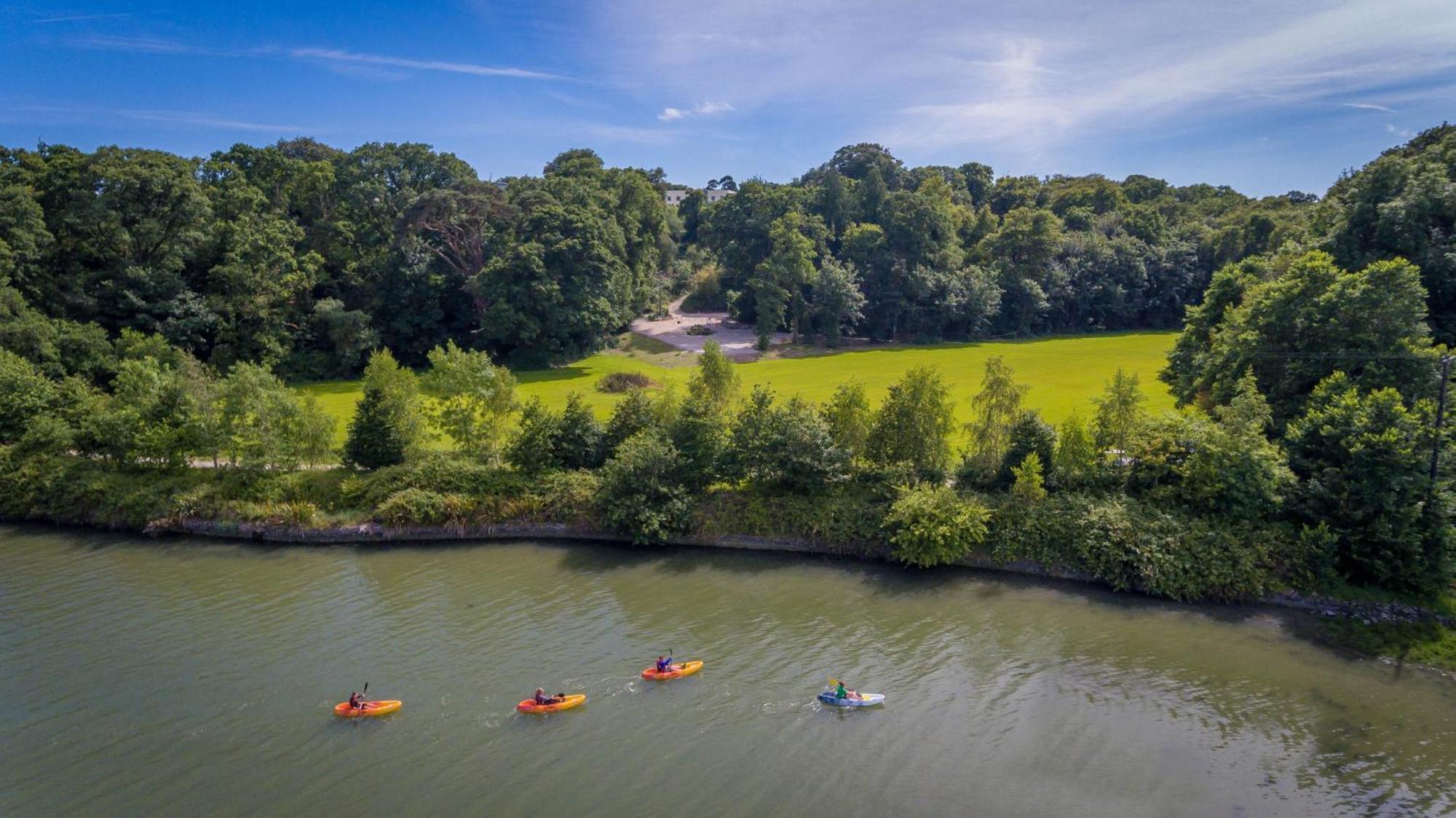Fota Island Hotel And Spa Εξωτερικό φωτογραφία Aerial view of the lake